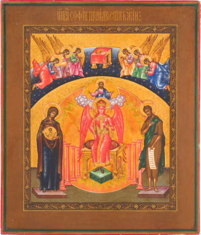 A FINE ICON SHOWING SOPHIA, THE WISDOM OF GOD - фото 1