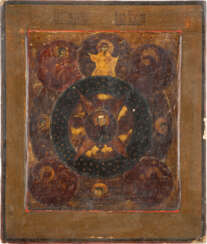 AN ICON SHOWING THE 'ALL-SEEING EYE OF GOD'
