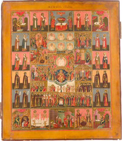 A VERY FINE ICON FOR THE LITURGICAL WEEK - photo 1