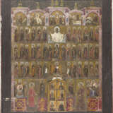 A LARGE ICON SHOWING A COMPLETE ICONOSTASIS - photo 1