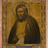 TWO ICONS SHOWING THE PROPHET ELIJAH AND ST. SERAPHIM OF SAROV - photo 3