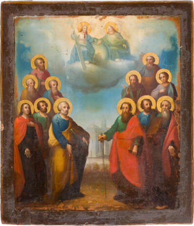 AN ICON SHOWING THE TWELVE APOSTLES - photo 1