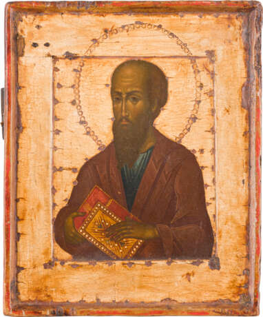 A FINE ICON SHOWING ST. PAUL THE APOSTLE - фото 1