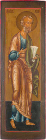 A PAIR OF MONUMENTAL ICONS SHOWING STS. PETER AND PAUL FROM A CHURCH ICONOSTASIS - photo 2