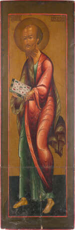 A PAIR OF MONUMENTAL ICONS SHOWING STS. PETER AND PAUL FROM A CHURCH ICONOSTASIS - photo 3