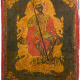 A SIGNED AND DATED ICON SHOWING ST. GEORGE - фото 1