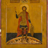A FINE ICON SHOWING ST. JOHN THE WARRIOR - photo 1