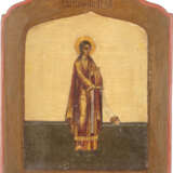 A SMALL ICON SHOWING THE PROTOMARTYR ST. STEPHEN - photo 1