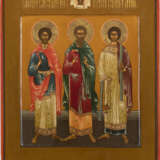AN ICON SHOWING STS. SAMON, GURIY AND AVIV - photo 1
