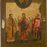 AN ICON SHOWING STS. SAMON, GURIY AND AVIV - фото 1