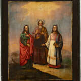 AN ICON SHOWING STS. SAMON, GURIY AND AVIV - photo 1