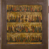A RARE ICON OF 'SAINTS WHO HAVE BEEN GIVEN THE GIFT OF HEALING BY GOD' - photo 1