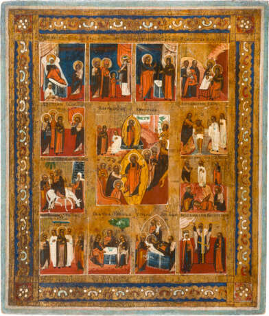 TWO ICONS: ST. ANTIPAS AND A FEAST DAY ICON - photo 3