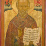 A LARGE ICON SHOWING ST. NICHOLAS OF MYRA - photo 1