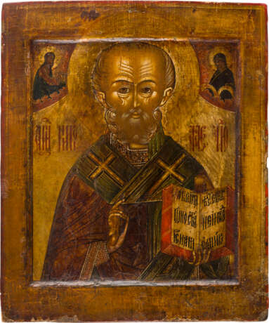 A FINE ICON SHOWING ST. NICHOLAS OF MYRA - photo 1