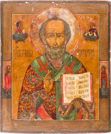 A LARGE ICON SHOWING ST. NICHOLAS OF MYRA - photo 1