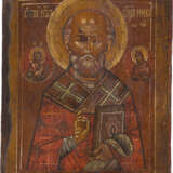 AN ICON SHOWING ST. NICHOLAS THE MIRACLE-WORKER - photo 1