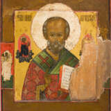AN ICON SHOWING ST. NICHOLAS OF MYRA - photo 1
