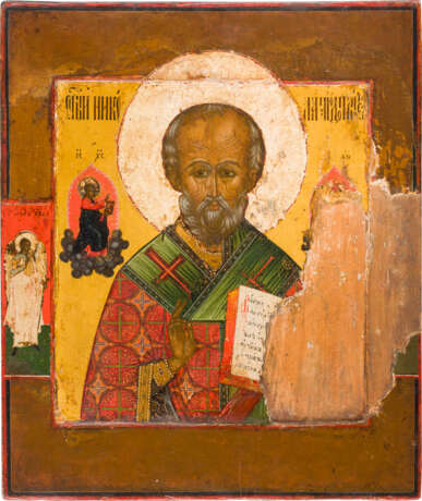 AN ICON SHOWING ST. NICHOLAS OF MYRA - photo 1