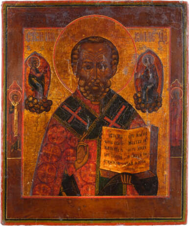 AN ICON SHOWING ST. NICHOLAS OF MYRA - photo 1