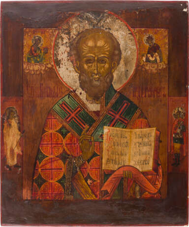 AN ICON SHOWING ST. NICHOLAS OF MYRA - фото 1