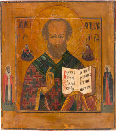 GROSSFORMATIGE IKONE MIT DEM HEILIGEN NIKOLAUS VON MYRA - Foto 1