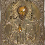 TWO ICONS WITH OKLAD: A FEAST DAY ICON AND ST. NICHOLAS OF MYRA - photo 3