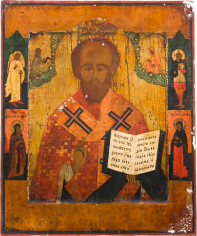 AN ICON SHOWING ST. NICHOLAS OF MYRA - photo 1