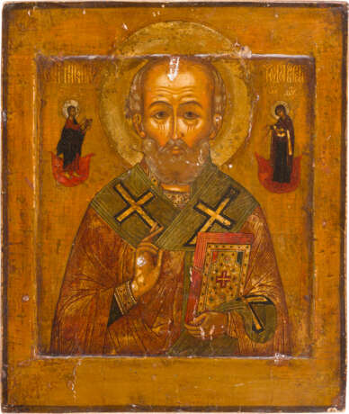 A FINE ICON SHOWING ST. NICHOLAS OF MYRA - photo 1