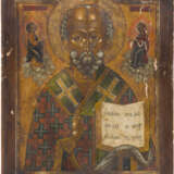 A LARGE ICON SHOWING ST. NICHOLAS OF MYRA - photo 1