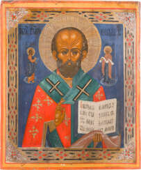 AN ICON SHOWING ST. NICHOLAS OF MYRA