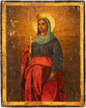 AN ICON SHOWING ST. PARASKEVA - фото 1