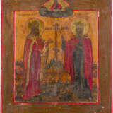 AN ICON SHOWING STS. CONSTANTINE AND HELENA - photo 1