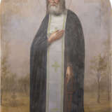 A MONUMENTAL ICON SHOWING ST. SERAPHIM OF SAROV - photo 1