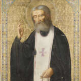 A MONUMENTAL ICON SHOWING ST. SERAPHIM OF SAROV - photo 1