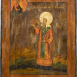 AN ICON SHOWING ST. ALEXEY, METROPOLITAN OF MOSCOW - photo 1