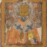 TWO ICONS: ST. NICHOLAS OF MYRA AND A QUADRI-PARTITE ICON SHOWING THE KAZANSKAYA MOTHER OF - photo 3