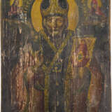 TWO LARGE ICONS SHOWING ST. NICHOLAS OF MYRA AND THE CORONATION OF THE MOTHER OF GOD - photo 3