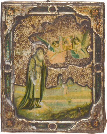TWO ICONS: THE MOTHER OF GOD OF 'UNEXPECTED JOY' AND ST. NICHOLAS OF MYRA AND ST. NIL - photo 2