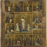 TWO ICONS: ST. NICHOLAS OF MYRA AND A FEAST DAY ICON - photo 2