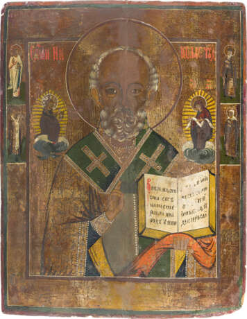 TWO ICONS: ST. NICHOLAS OF MYRA AND A FEAST DAY ICON - photo 3