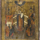 TWO ICONS: THE MOTHER OF GOD 'JOY TO ALL WHO GRIEVE' AND A FEAST DAY ICON - photo 2