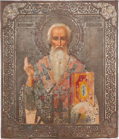 FOUR ICONS SHOWING CHRIST PANTOKRATOR, THE MOTHER OF GOD 'JOY TO ALL WHO GRIEVE' AND - фото 2