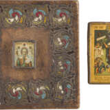 FOUR ICONS SHOWING CHRIST PANTOKRATOR, THE MOTHER OF GOD 'JOY TO ALL WHO GRIEVE' AND - фото 4