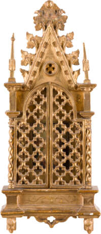 A SMALL WINGED ALTAR WITH MADONNA - фото 2