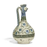 A KASHAN COCKEREL HEAD POTTERY EWER - photo 4