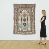 A SILK HERIZ PRAYER RUG - photo 7