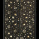 AN IVORY AND EBONY-INLAID WOODEN PANEL - фото 1