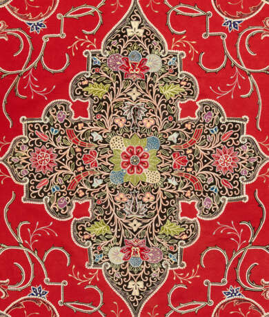 A RASHT EMBROIDERED AND APPLIQU&#201;ED WOOLEN PANEL - photo 2