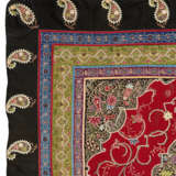 A RASHT EMBROIDERED AND APPLIQU&#201;ED WOOLEN PANEL - photo 3